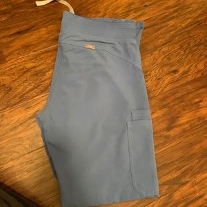 Figs Ceil Blue Kade Cargo Scrub Pants